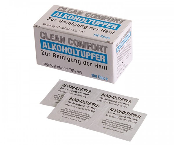 CLEAN COMFORT Alkoholtupfer