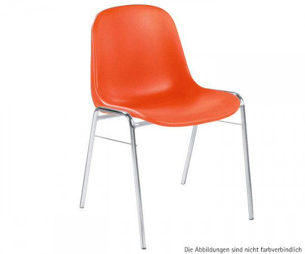 Mehrzweckschalenstuhl HIP orange