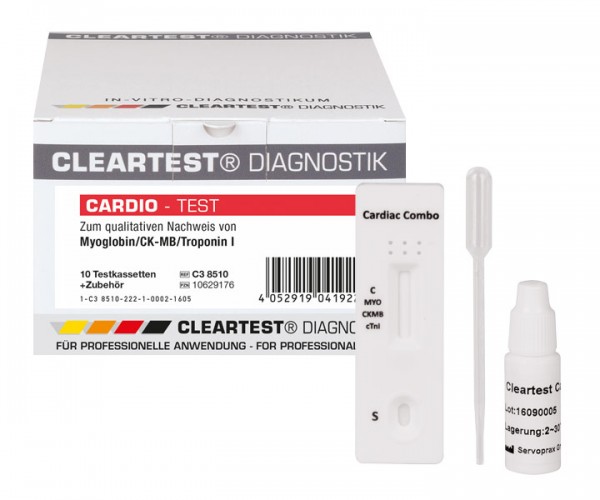 CLEARTEST® Cardio Myoglobin/CK-MB/Trop I