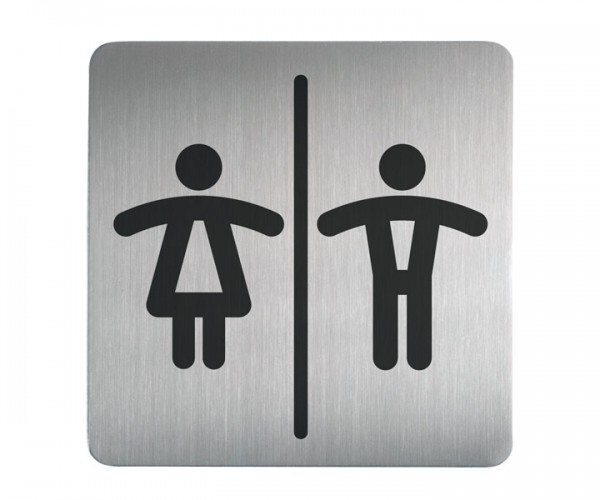 Durable Piktogramme quadratisch WC Damen und Herren