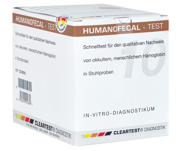 CLEARTEST® Humanofecal Verpackung