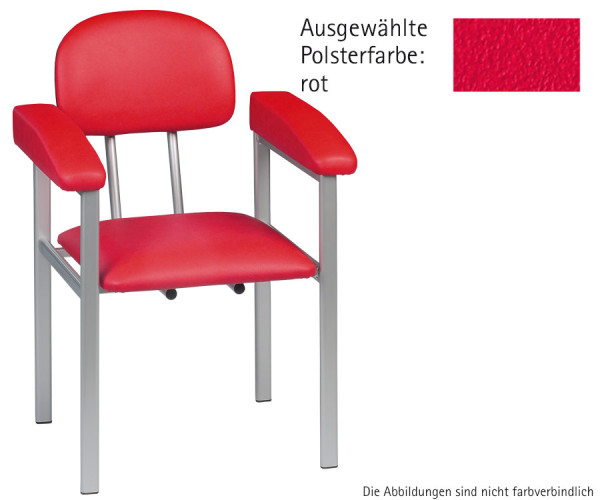 AGA Blutentnahmestuhl Farbmuster rot