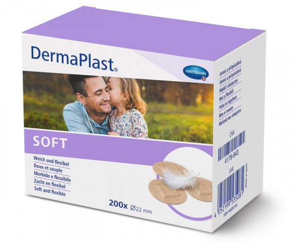 HARTMANN DermaPlast® soft Wundschnellverband 22 mm, rund