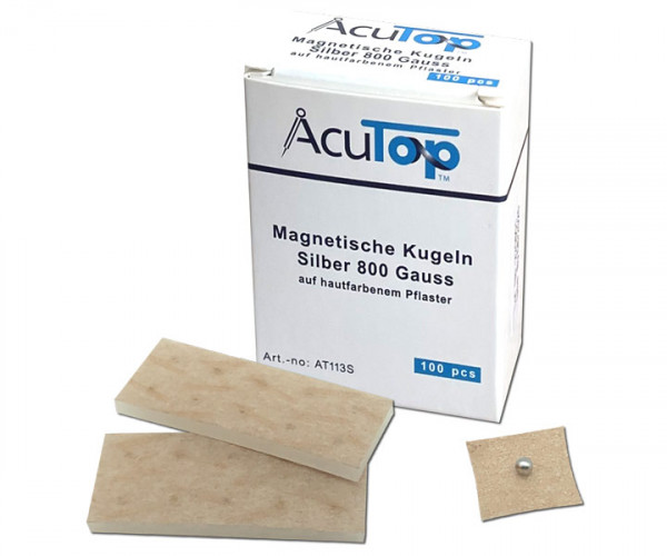 AcuTop Versilberte Magnetkügelchen